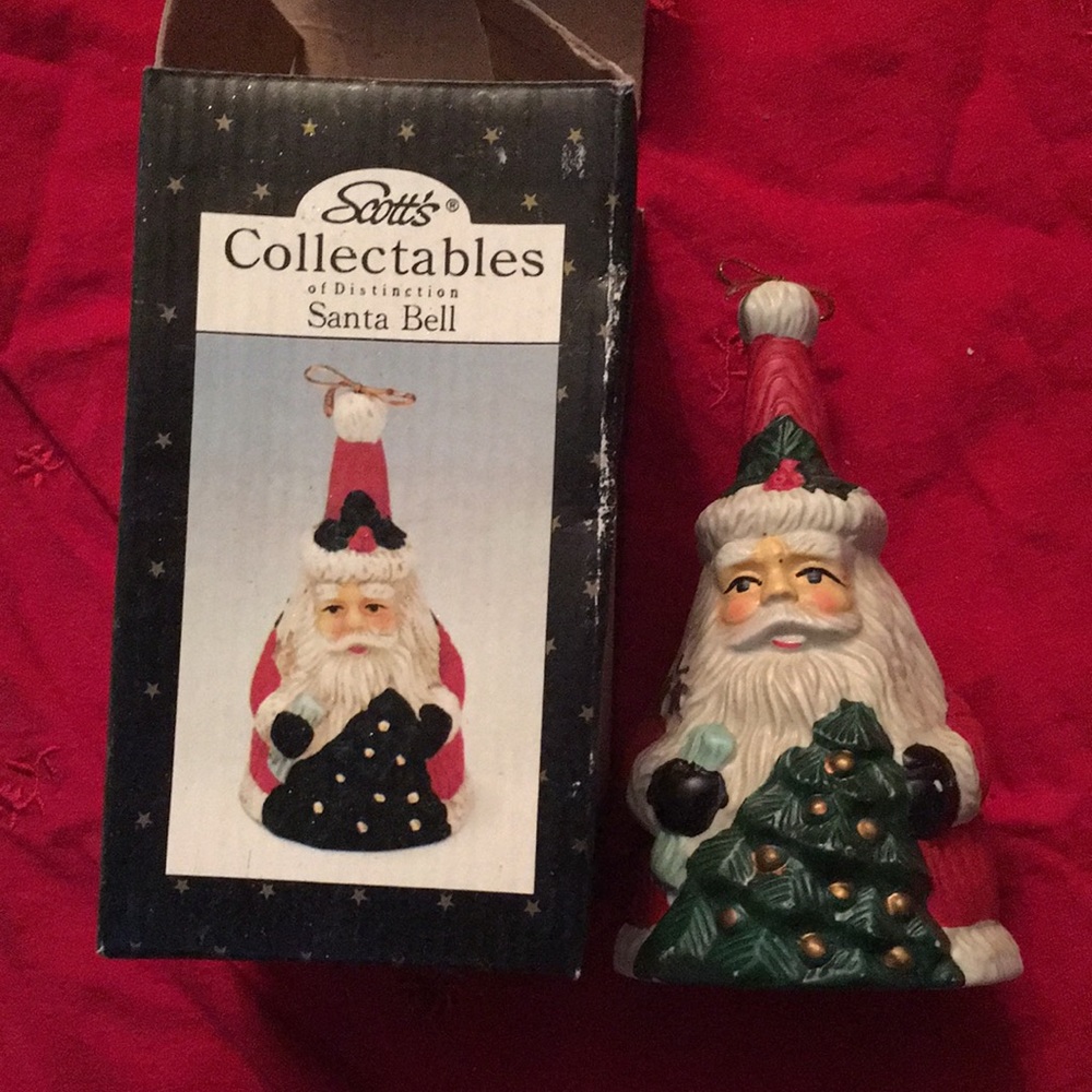 NWT Santa bell in original box